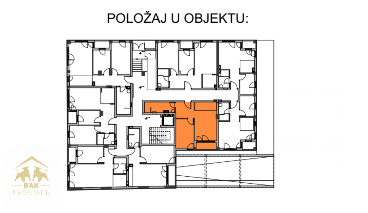Odličan dvosoban useljiv stan na Bulevaru Evrope sa PDV-om